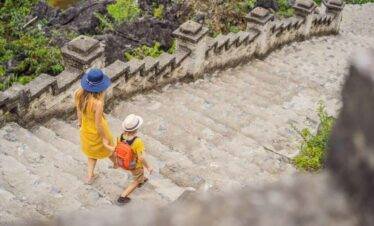 Mom and kids Vietnam