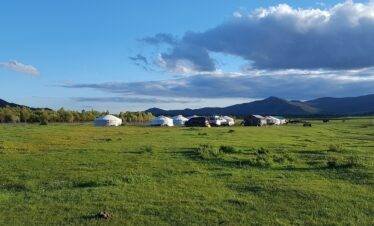 Yurts in Mongolia in local families